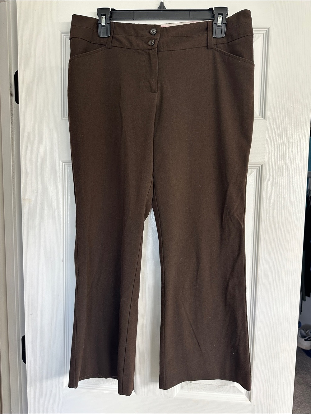 Tracy Evans Brown Boot Cut Dress Pants